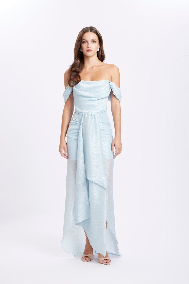 Cloe Mermaid Dress - Blue - L Cloe Mermaid Dress - Blue - L