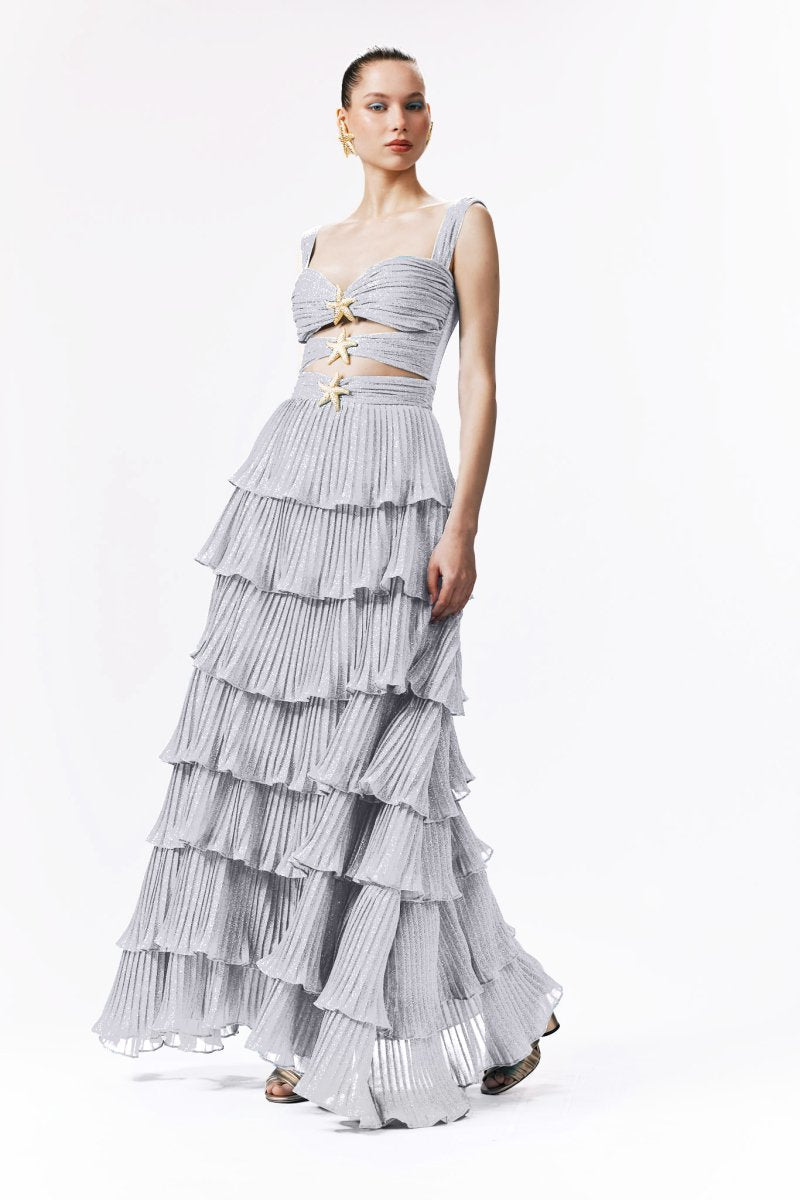 chinese dress ladies Devin Maxi Dress- Cream main image 0