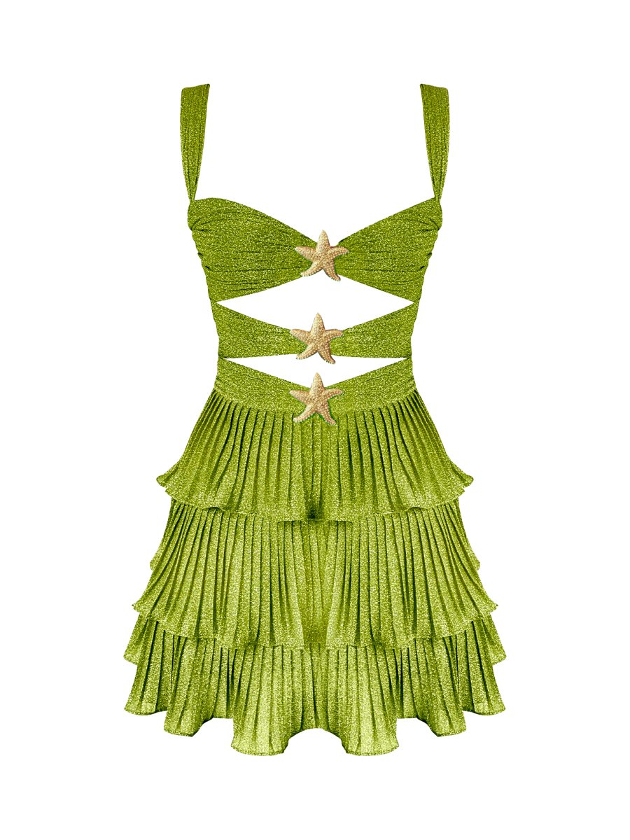 Devin Short Mermaid - Olive Green Gigii's Devin Short Mermaid - Olive Green Gigii's