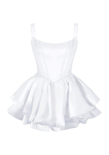 Este Dress - White - Gigii's