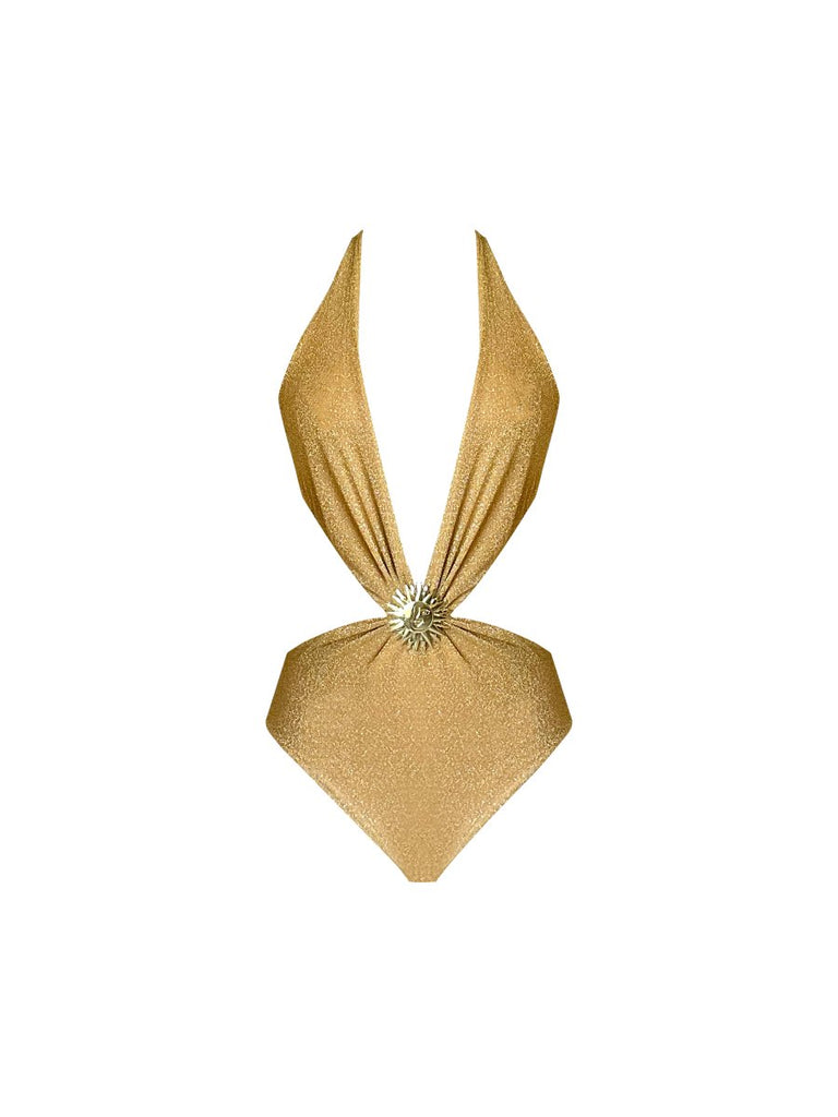 Glinda Swimsuit - Gold - Gigii's