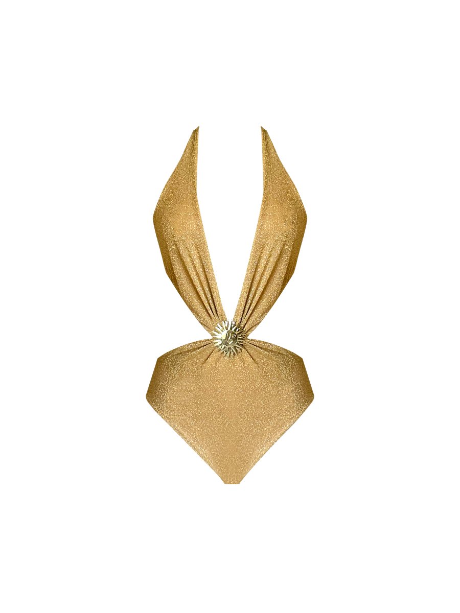 Glinda Swimsuit - Gold  Gigii's