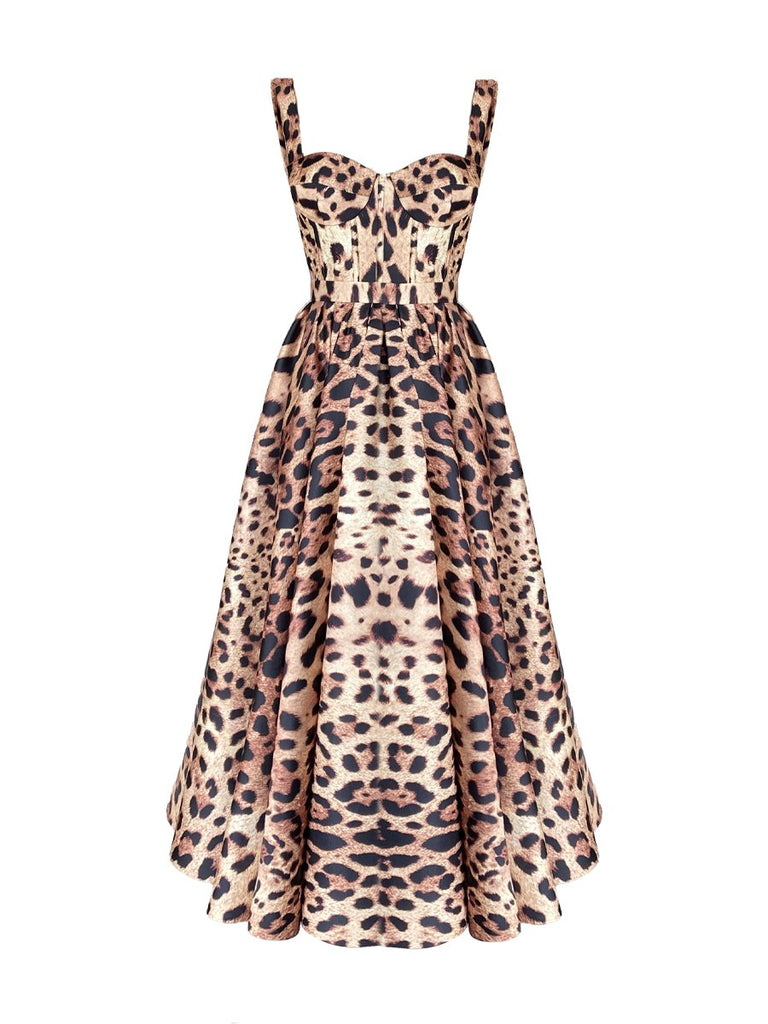 Hermia Dress - Leopard - Gigii's
