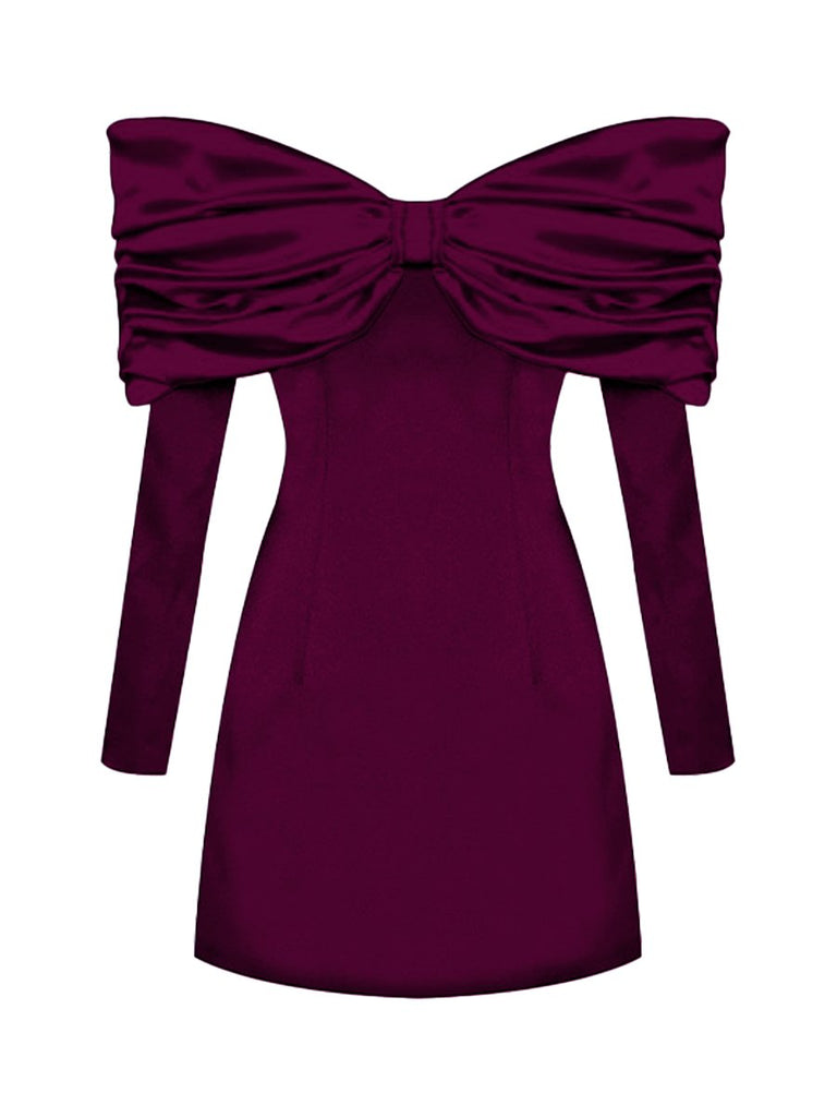 Lavinya Solo Dress - Midnight Plum - Gigii's