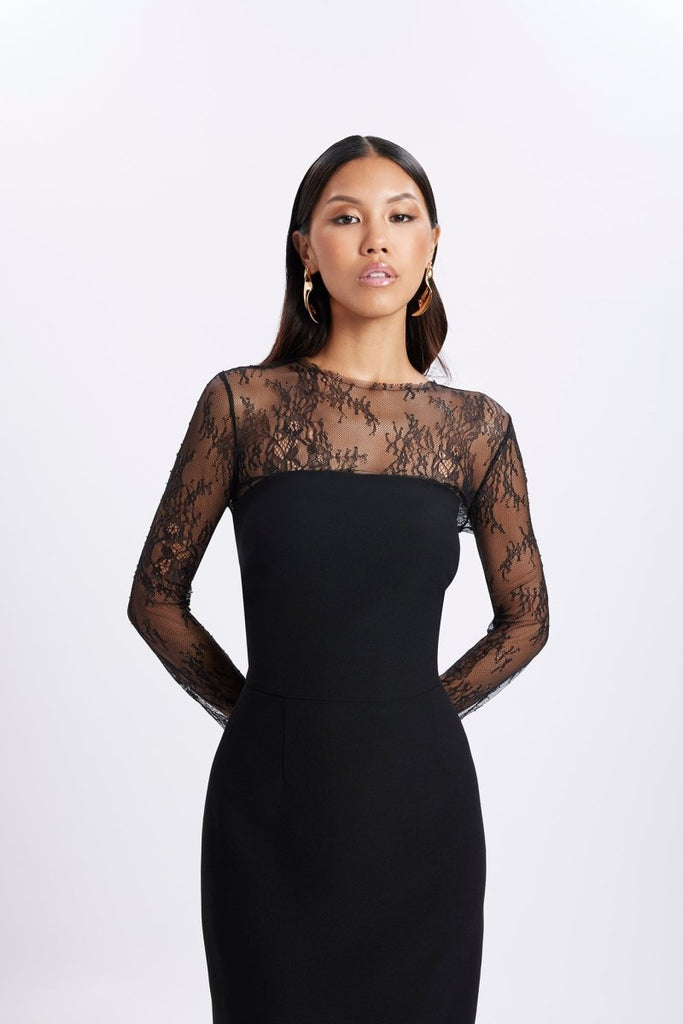 Lenora Dress - Black - Gigii's