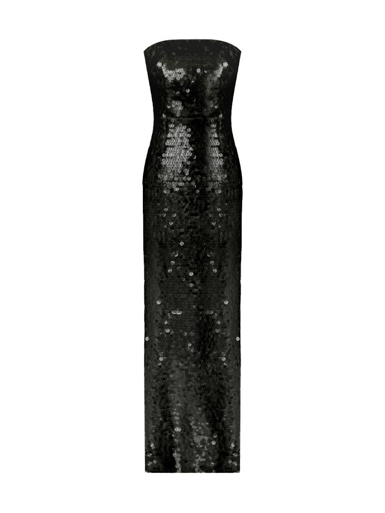 Loren Glam Dress - Black - Gigii's