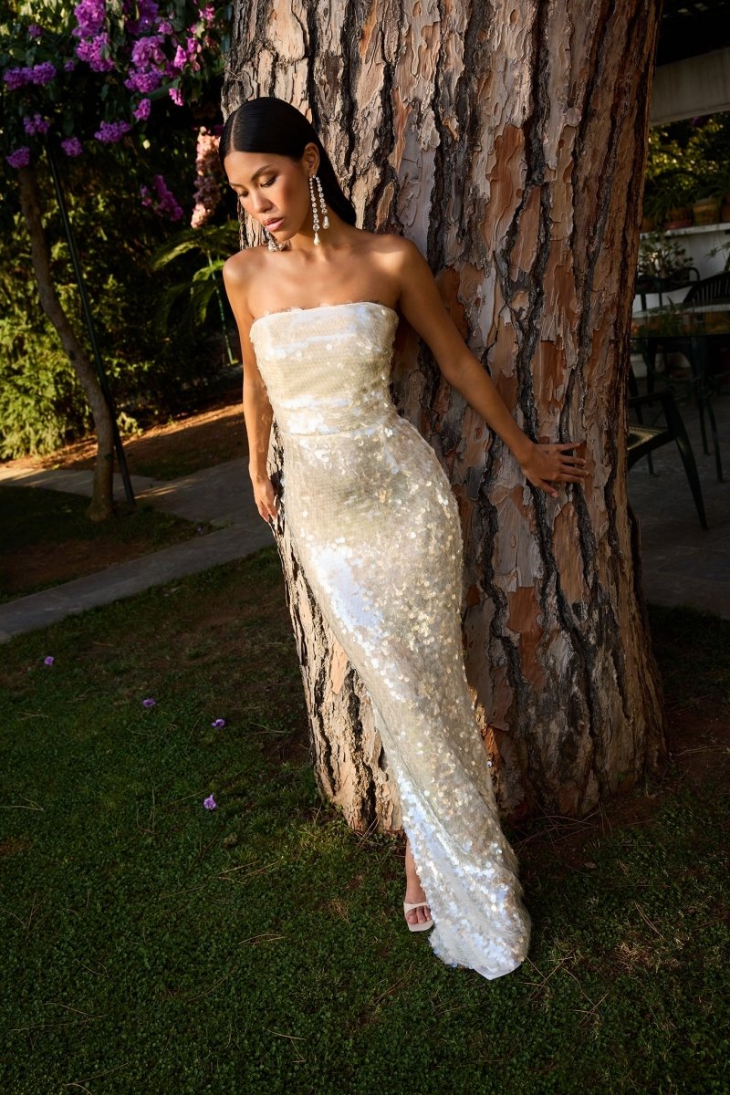 Loren Glam Dress - White