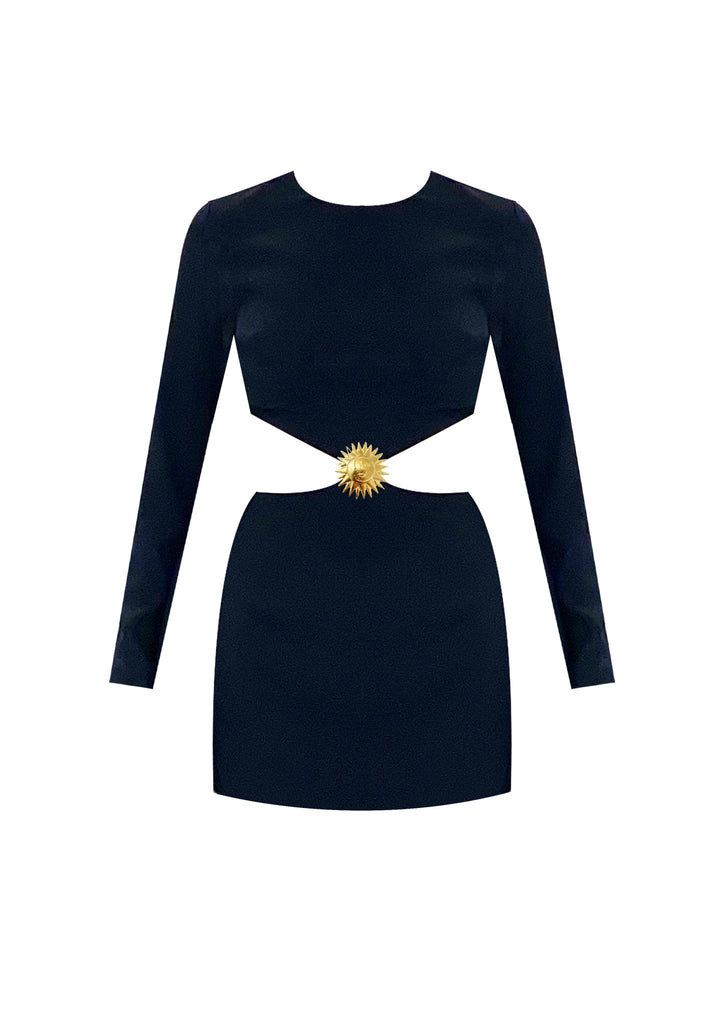 Marcella Dress - Black - Gigii's