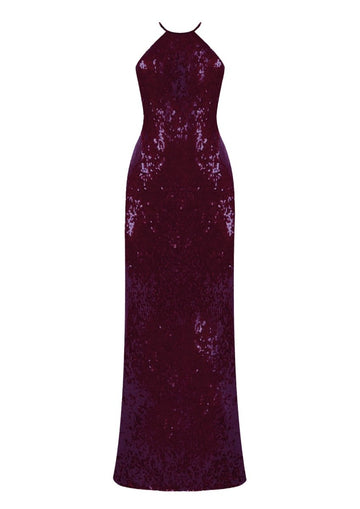 Paradiso Long Dress - Burgundy - Gigii's