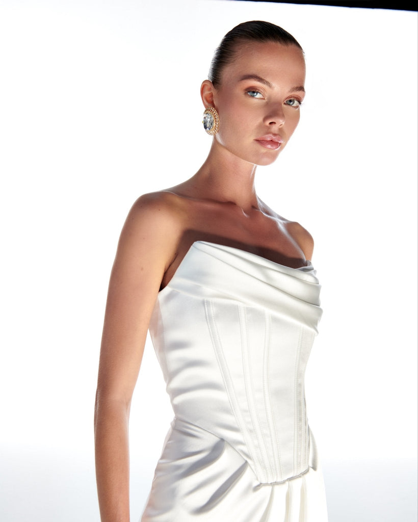 PEARL DRESS - QUEEN WHITE - Gigii's