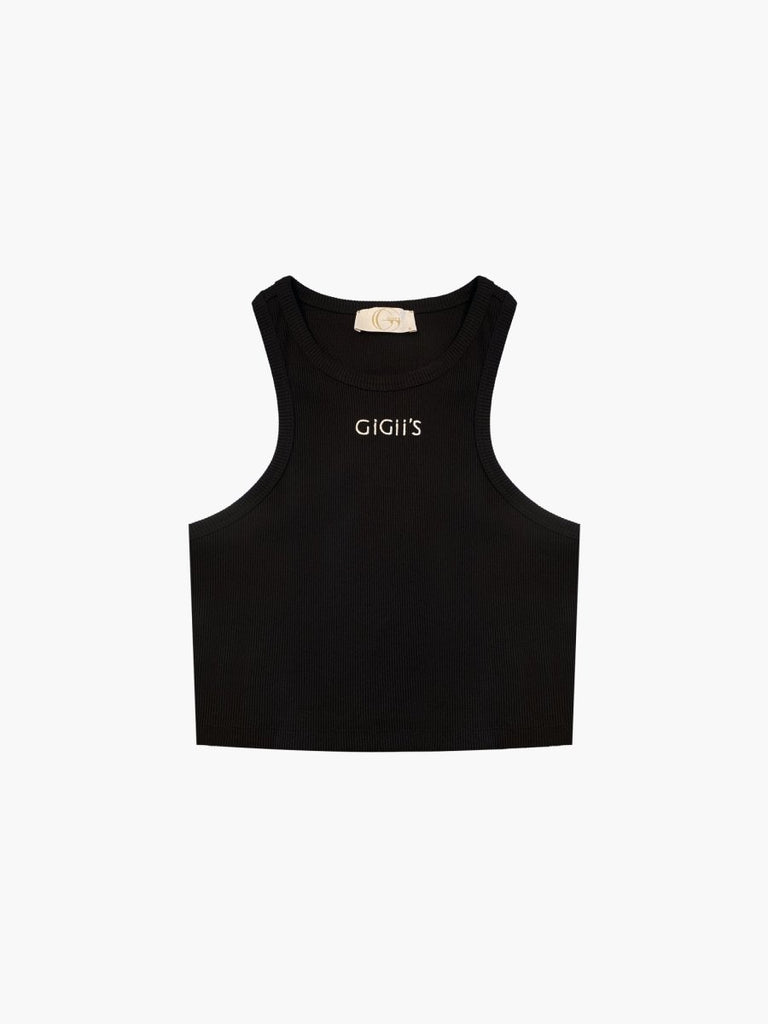 Soho Crop Tank - Black - Gigii's