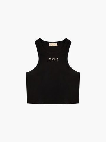 Soho Crop Tank - Black - Gigii's