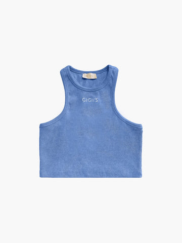 Soho Crop Tank - Blue - Gigii's