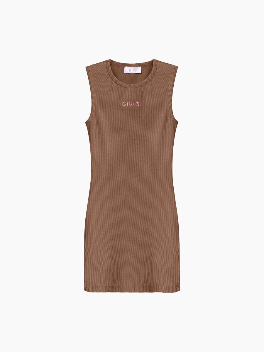 soho mini dress grey Soho Mini Dress -Brown ⋆ Gigii's