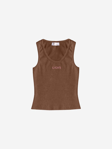 Soho Tank Top - Brown - Gigii's