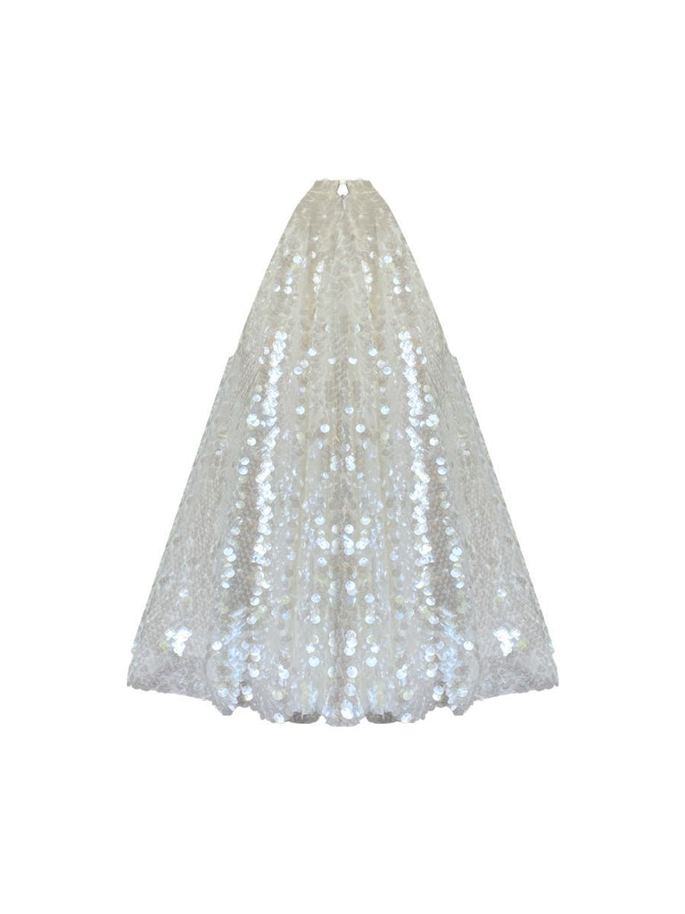 Sylvia Glam Dress - White - Gigii's