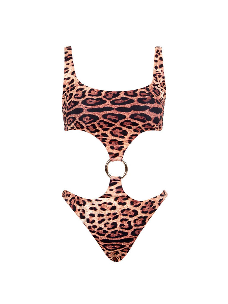 TRACY - Kahve Leopar Desenli Mayo